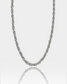 THE ROPE CHAIN NECKLACE - SILVER